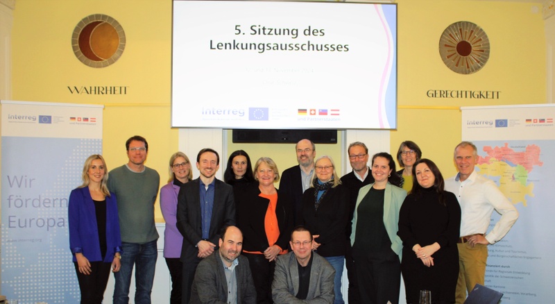 Sitzungsfotos vom 5. Lenkungsausschuss im November 2024 in Chur (Foto: Regierungspräsidium Tübingen)