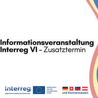 Zusatztermin Informationsveranstaltung Interreg VI